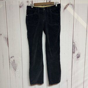 KÜHL Corduroy Pants 6 Short Dark Gray Stretch Straight-Leg EUC